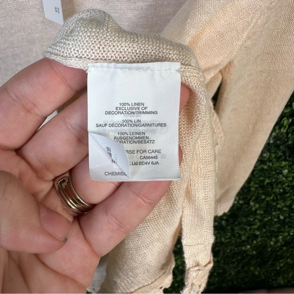 J crew linen top nwt‎